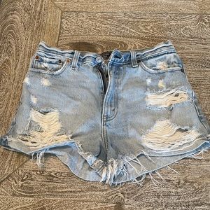 Denim shorts